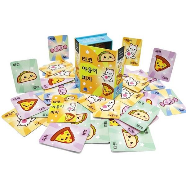 Asmody Taco Meow Pizza Board Game, Mixed Colors