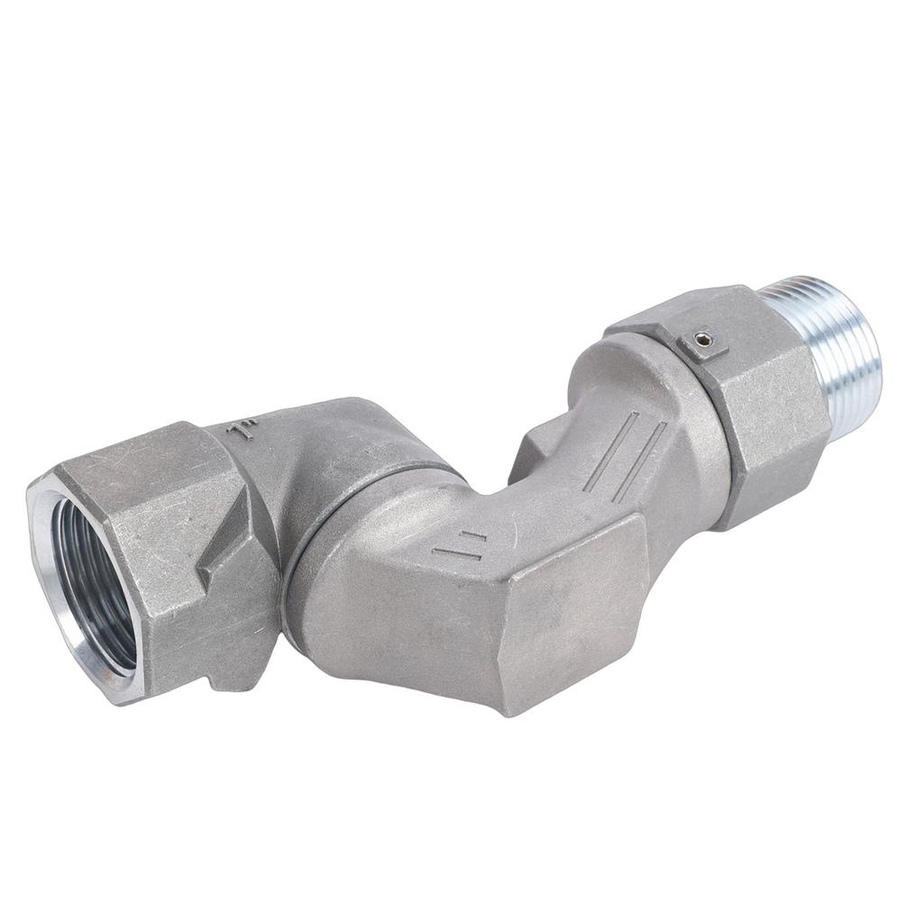 360 Degree Fuel Hose Connector 1in NPT Swivel Rotating Universal Joint Fuel System Fittings