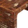 Nesting Table Set 3 Pcs Brown Solid Upcycled Wood