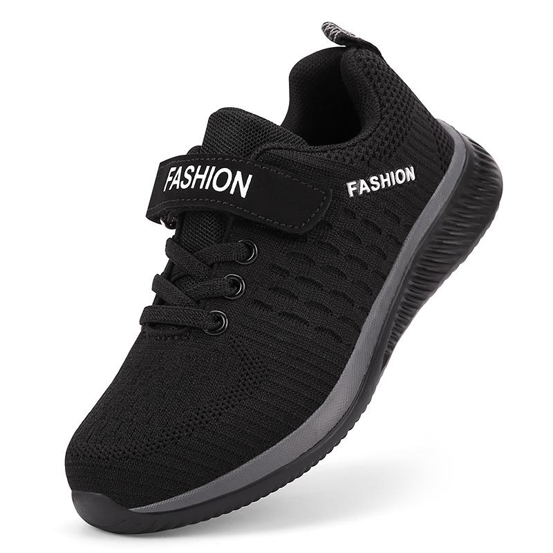 Children's Sports Shoes Flying Woven Breathable Lightweight Mesh Shoes