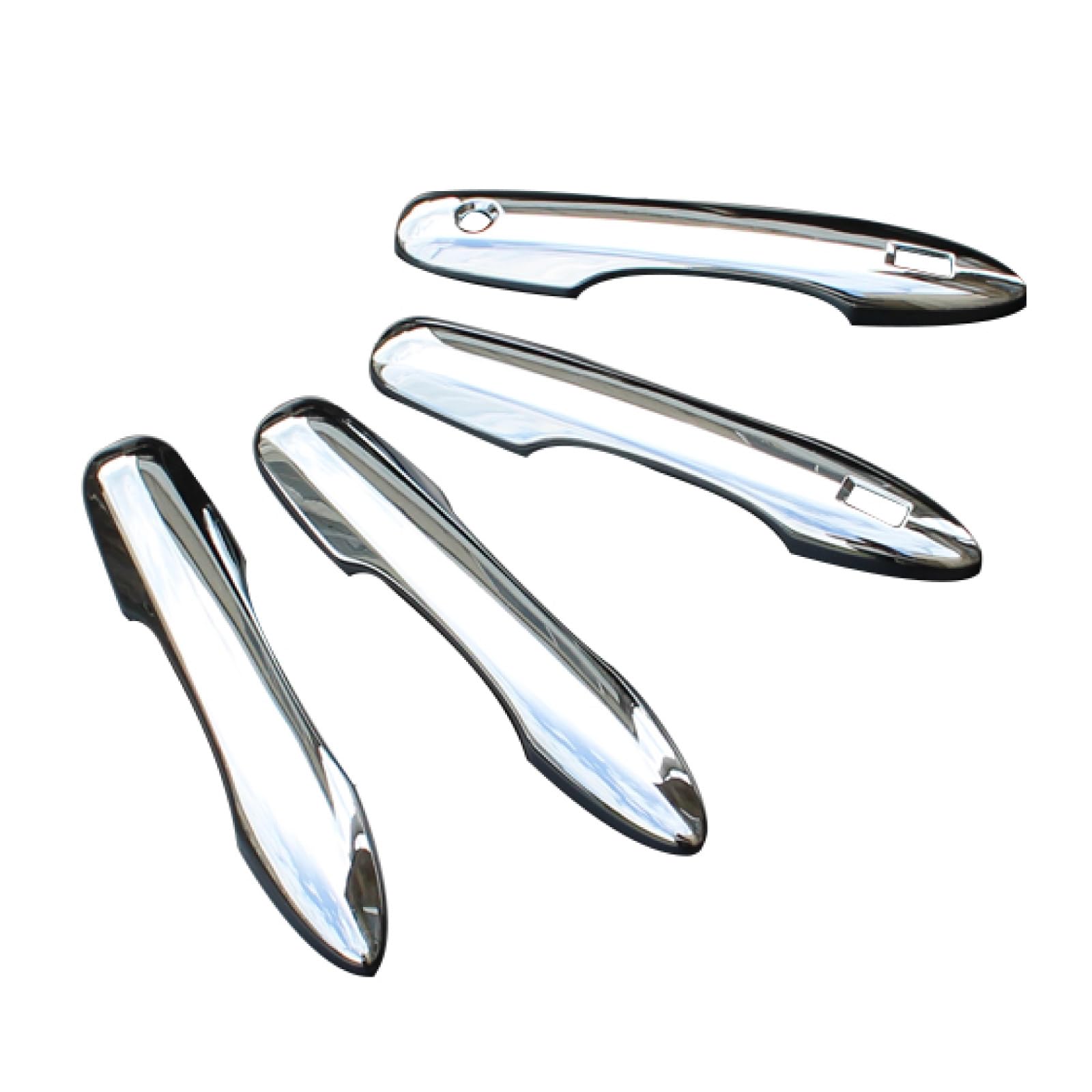 

Хромированные накладки на дверные ручки, совместимые с ранними и поздними моделями Prius 50 серии, защита дверных ручек, комплект из 4 штук, кастомные детали