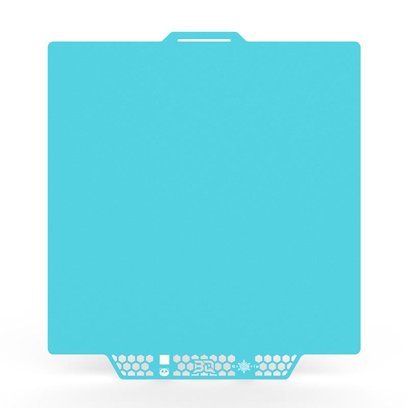

BIQU Panda Build Plate CryoGrip Coating No Clog 256x256mm Spring Steel Double-sided Textured for BambuLab P1 X1 X2D 3D Printer 1 PC