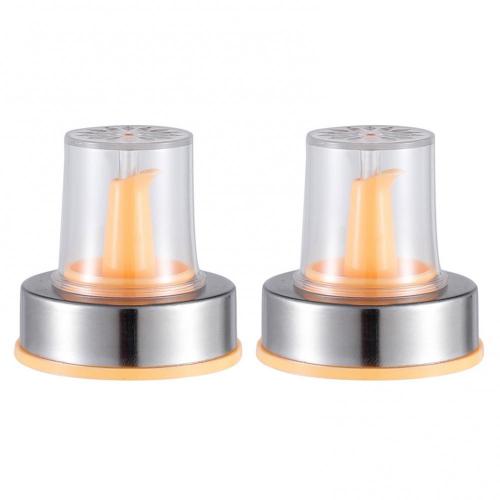 

2 шт. 45 мм головка для наливания вина из нержавеющей стали, пробки-дозаторы для бутылок масла и уксуса, кухонные инструменты оранжевый