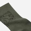 Vintage Graphic Crew Socks (KHAKI)