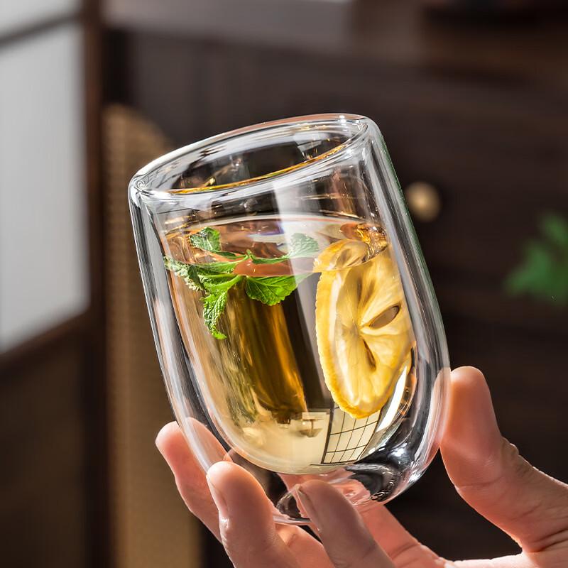 Handun Heat-Resistant Double Wall Glass Tea Set