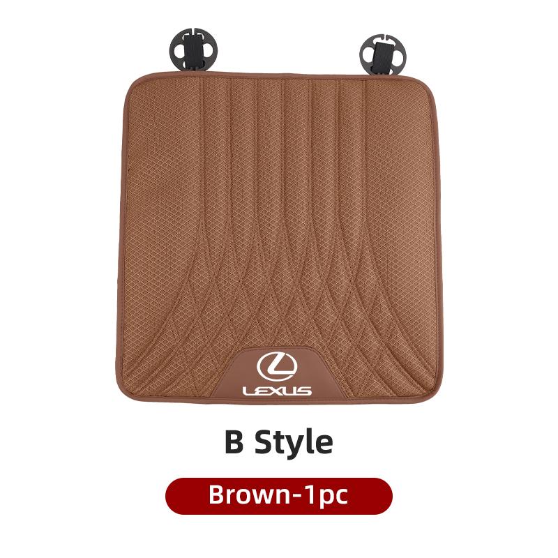 Coussin de siège en soie glacée pour voiture Respirant Antidérapant Housse de siège Accessoires Pour Lexus CT ES GS NX IS250 CT200h IS300h ES300h RX400 HD7