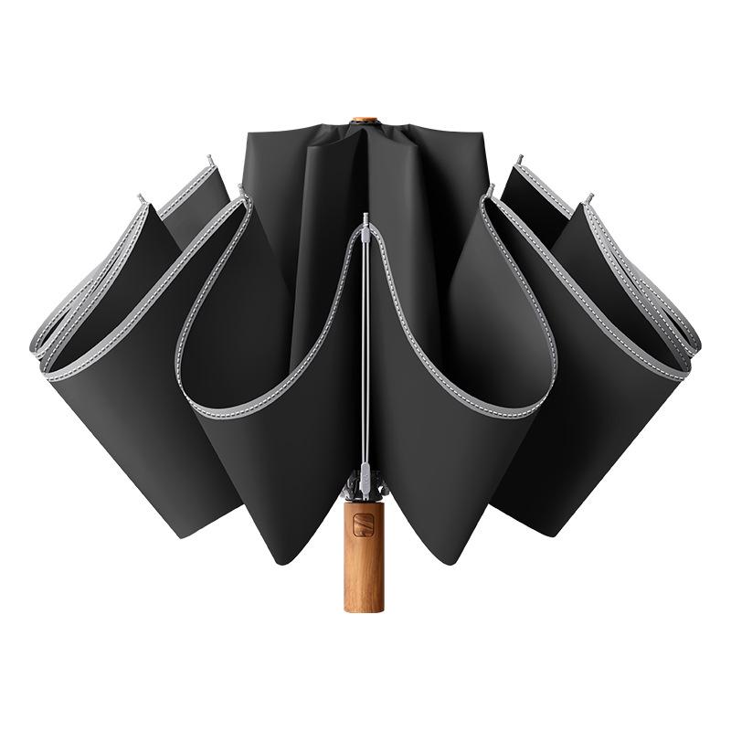 60-Bone High-End Automatic Folding Dual-Use Umbrella, Anti-Rebound, Sunshade for Men & Women