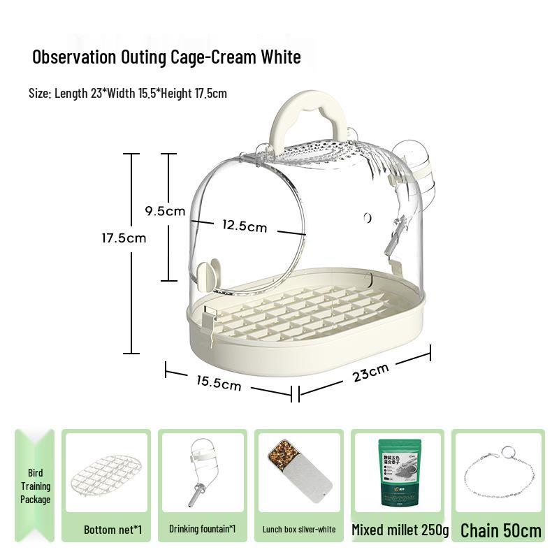 Colivie de călătorie pentru papagali: Transparent, Portabil, High-End pentru Nimfe & Peruşi