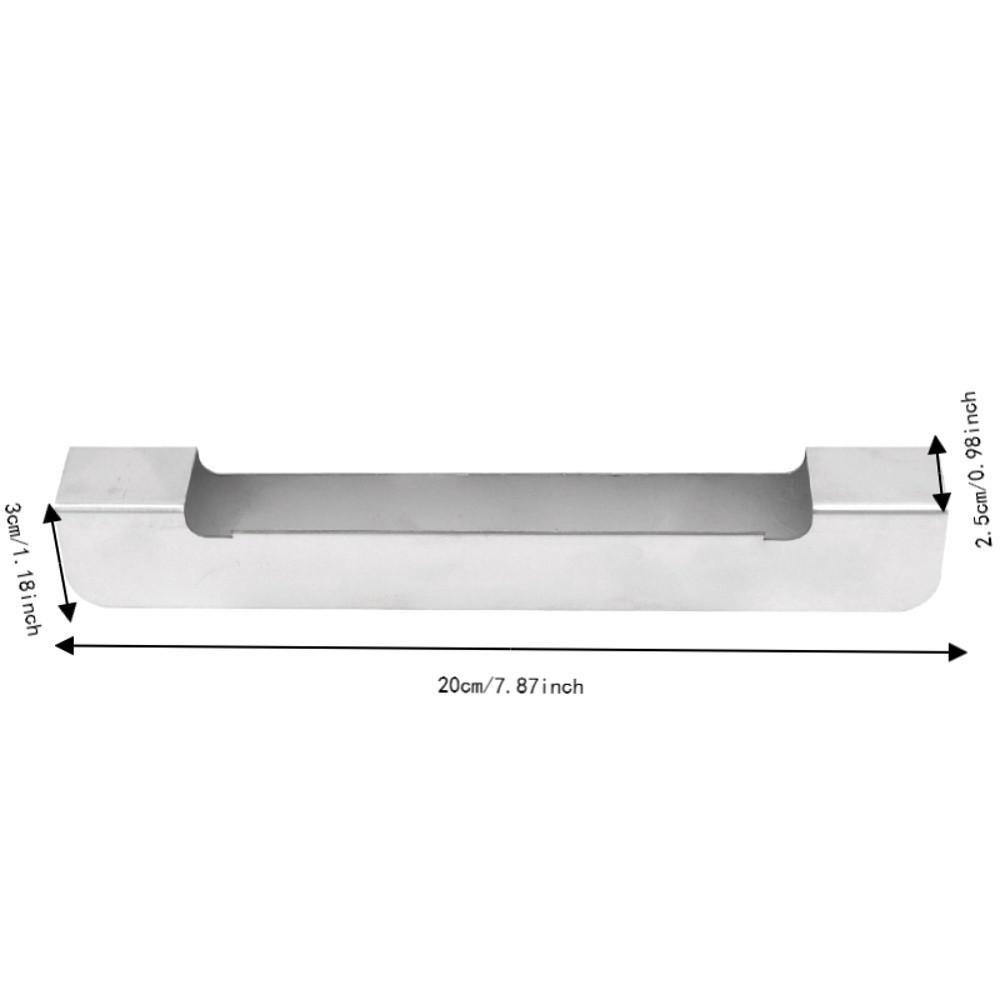 Stainless Steel Griddle Tool Holder Silver BBQ Spatula Rack Griddle Spatula Holder  Barbecue