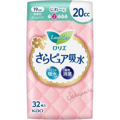 Laurier Sarapure - typ slim 20cc 32 wkładki Sara Pure Lekkie nietrzymanie moczu Sara Pure