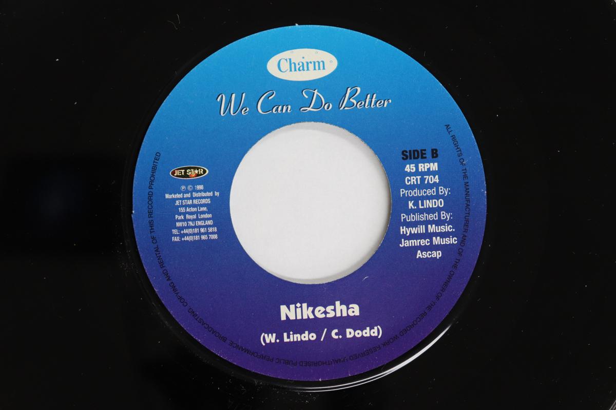 

7inch Record NIKESHA - How Can I Live / We Can Do Better CRT704 CHARM 1998 UK Reggae, Ska & Dub Used