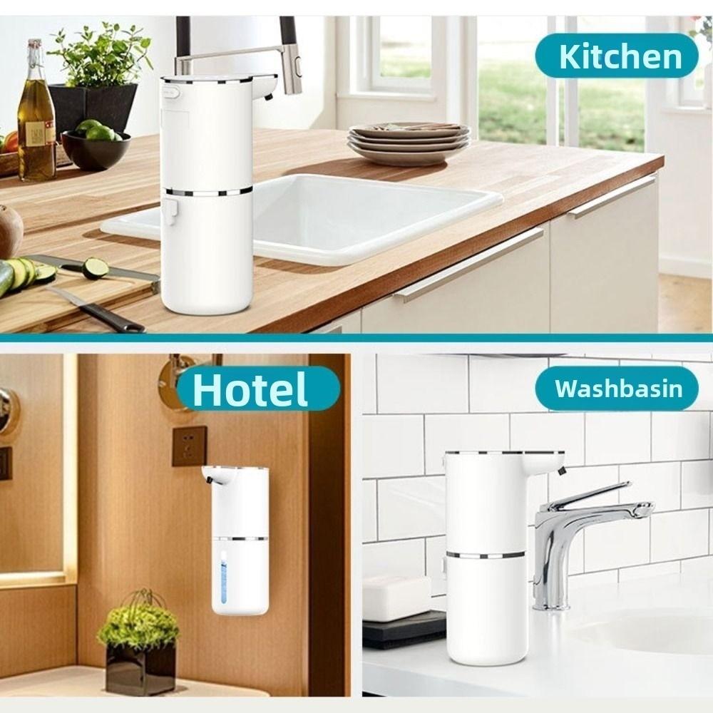 350ML Automatic Soap Dispenser Wall Mounted Hand Sanitizer Machine  Bathroom Kitchen Use