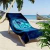 Asciugamano da Spiaggia Stampato FC Schalke 04, Asciugamano Grande Morbido ad Asciugatura Rapida per Spiaggia Campeggio Nuoto
