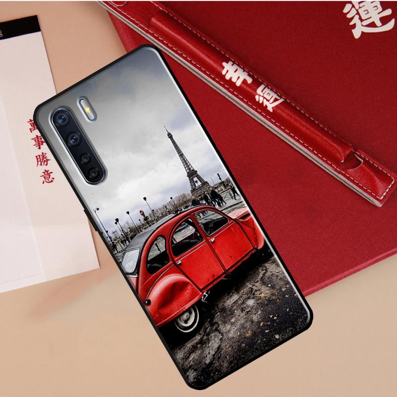 Paris Eiffel Tower Case For Oppo A40 A78 A54 A74 A94 A17 A57 A77 A76 A16 A96 A18 A60 A80 A38 A58 A98 A15 A5 Pro