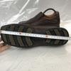 Geox Side Gore Leder Slipper Schuhe 40 25.0 Braun Leichtgewicht Mokassin Obermaterial Loafer(GEBRAUCHT)