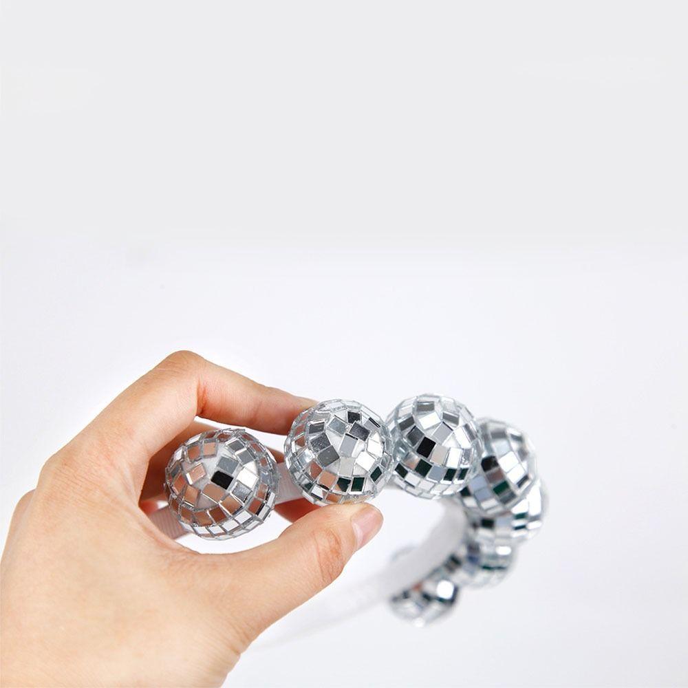 Mirror Ball Mirrorball Hair Hoop Vintag Party Costume Headpiece Disco Party