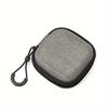 Mini Earphone Storage Bag Hard Shell Data Cable Organizer Box Portable Travel Gadgets Protective Cover Solid Color Large Capacity Case