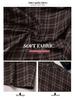 Chic High-Waisted Plaid A-Line Skirt - 2025 Autumn/Winter, Long Length, Women's Cozy Fashion