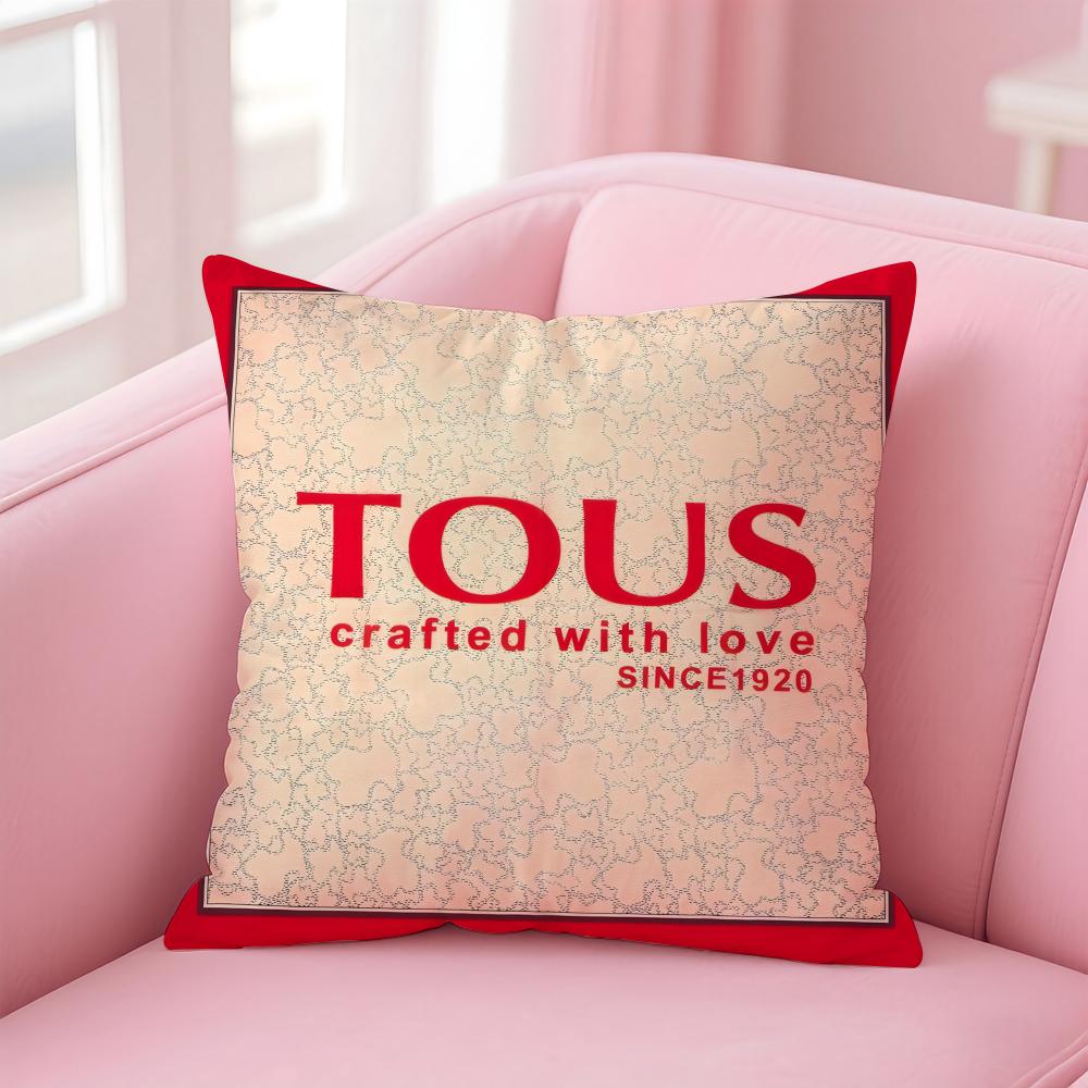 CRAFTED WITLOVE T-tousS Cushion Cover Comfortable Reversible Pillow Cover Ideal for Car Sofa Bedroom & Beyond