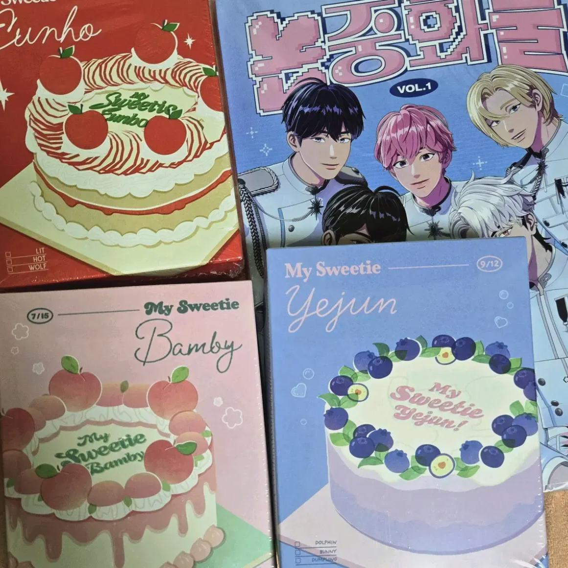 

(unopened) Bulk Cargo Ye-jun Bambi Eun-ho Birthday Kit
