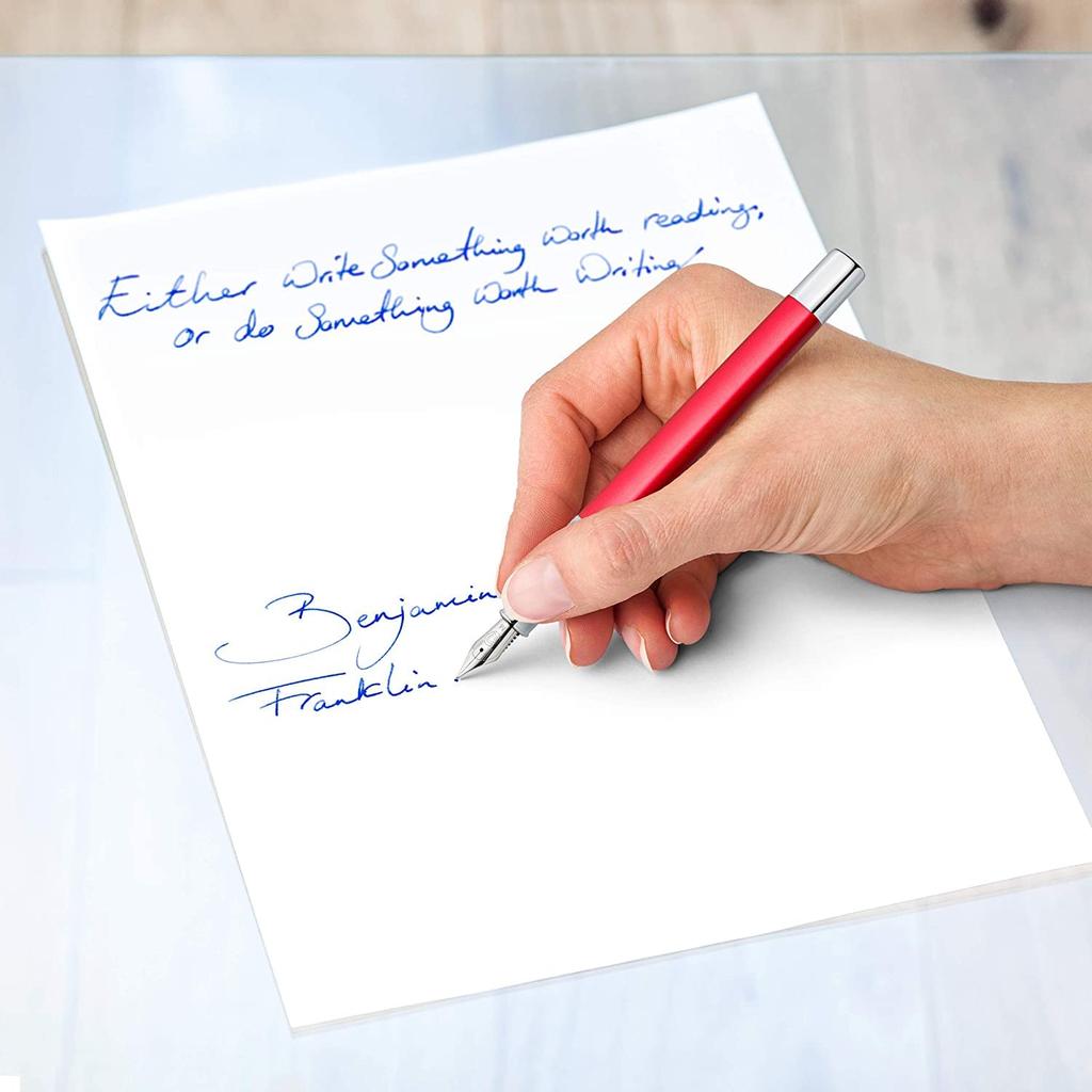 STAEDTLER Triplus Fountain Triangular Roring Red Pen, Red, Barrel, (Medium Nib)