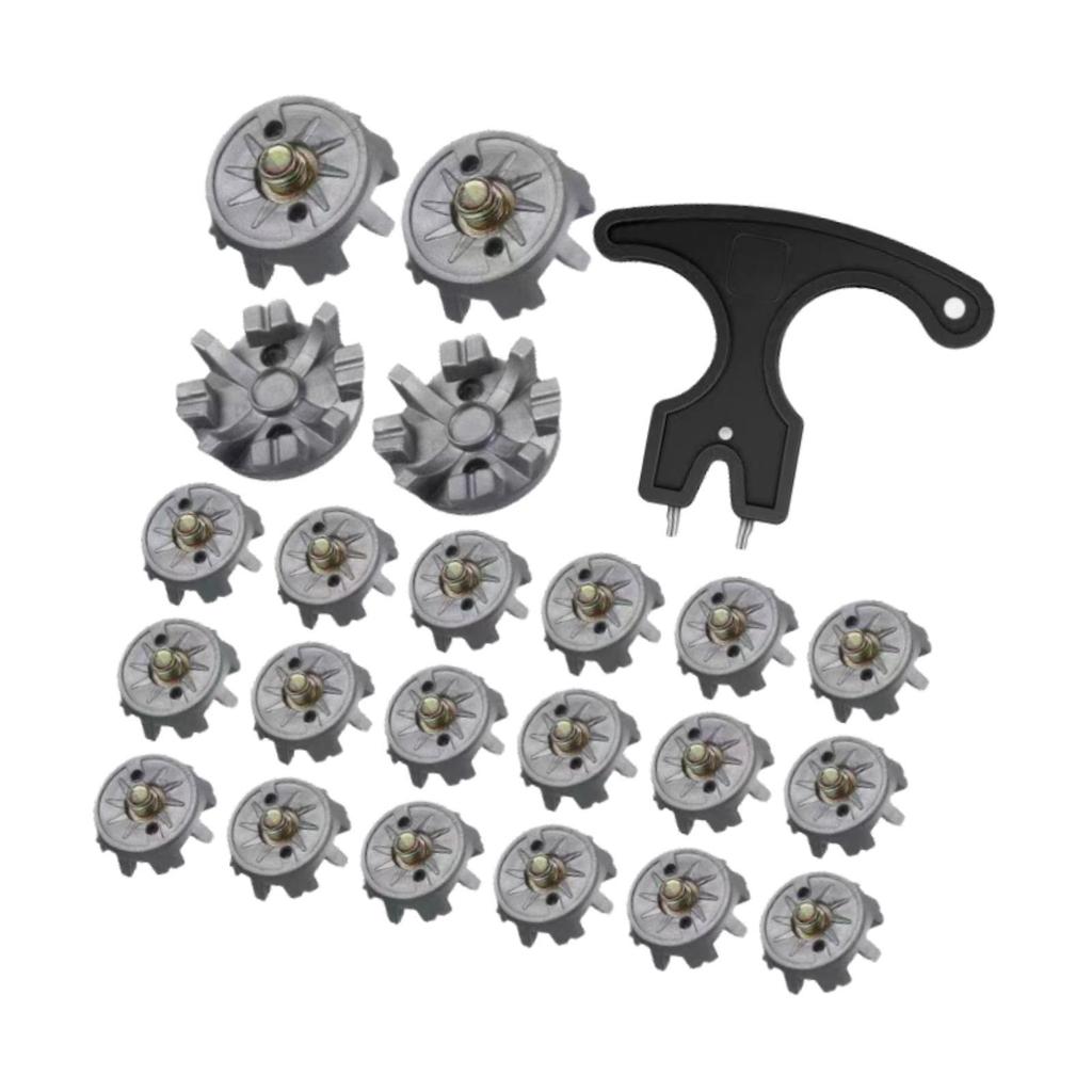 30 Pieces Golf Shoe Spikes Non-Slip Replacement Tips for Sports Shoes Made of Material And