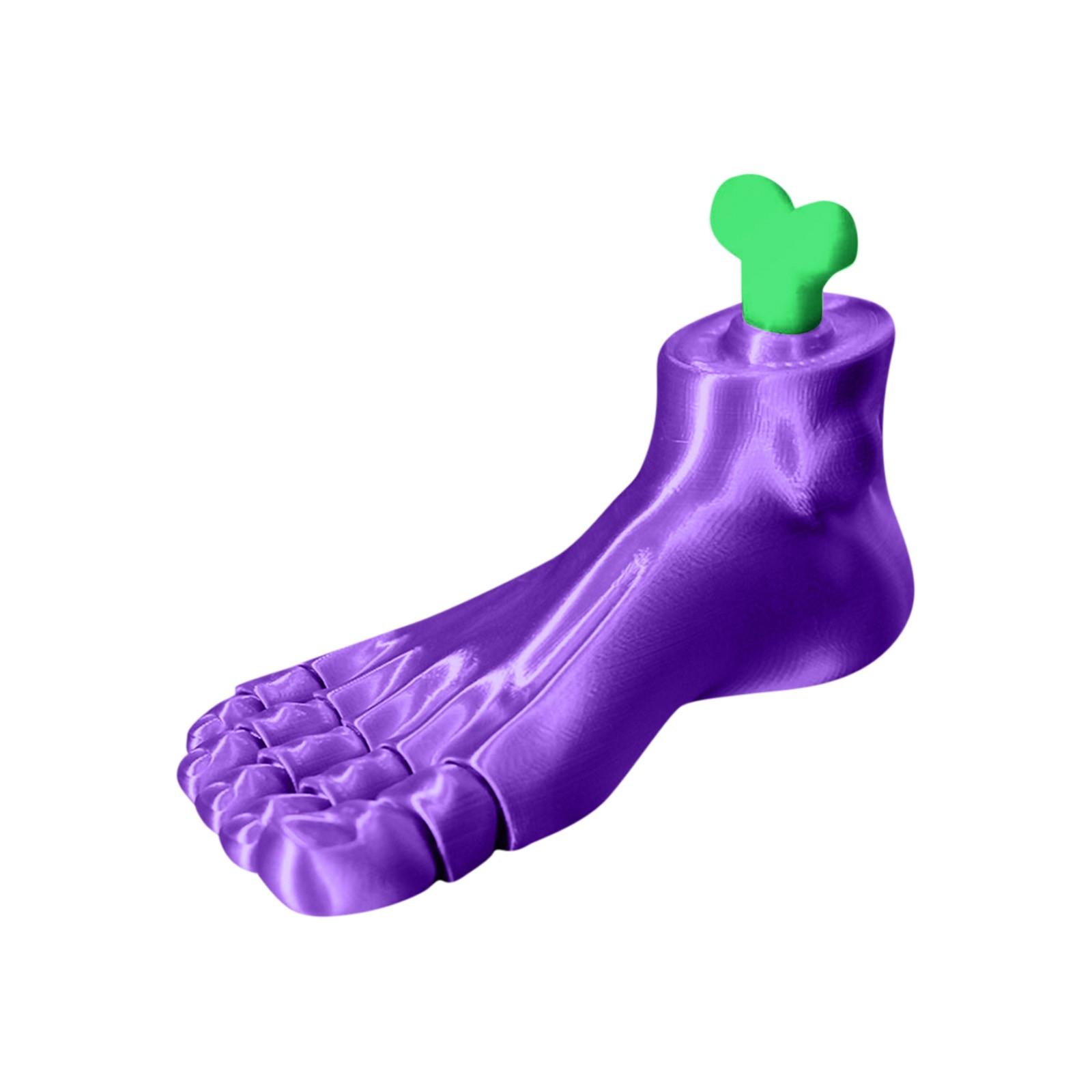 

3D-печатные пластиковые ноги для Хэллоуина, модель страшного шарнирного костюма, украшение для косплея на Хэллоуин One Size фиолетовый