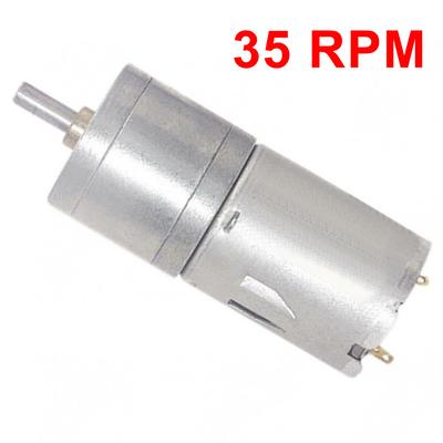 JGA25-370 12V Geared Motor DC Motor Electric Gear Motor High Torque 22 RPM, 26 RPM, 35 RPM, 58 RPM, 77 RPM, 133 RPM, 171 RPM