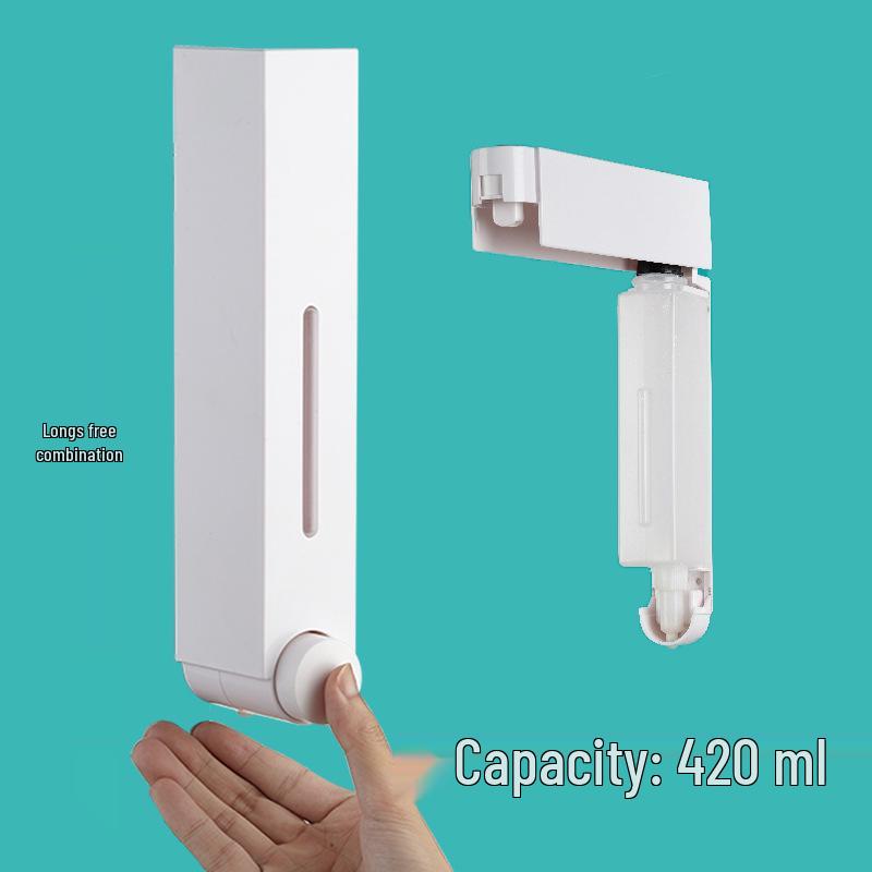 Wall-Mounted Manual Soap Dispenser for Home or Hotel