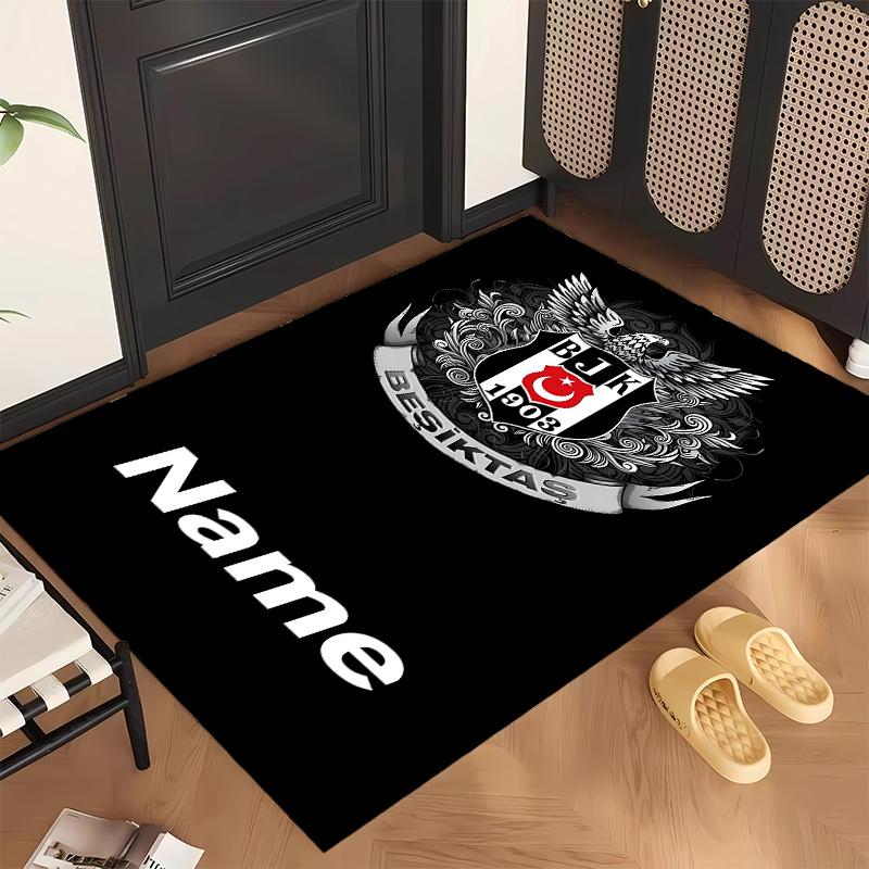 BJK FC (19) Personalized name Office Carpet Stylish Decor for Living Room Bedroom Kitchen