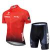 Summer STRAVA Cycling Suit Set for Men Breathable Sweat-wicking Cycling Suit Road Bike Sportswear