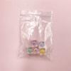Moda Semplice Quadrato 12mm Braccialetto Fai da Te Moda Viso Luminoso Accessori Gioielli Acrilico Fatto a Mano Trasparente 5 Pezzi Materiale per Creazione Gioielli Squisiti
