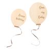 Monthly Balloons, Wooden Party Supplies, Photo Props, Toddlers, Boys,