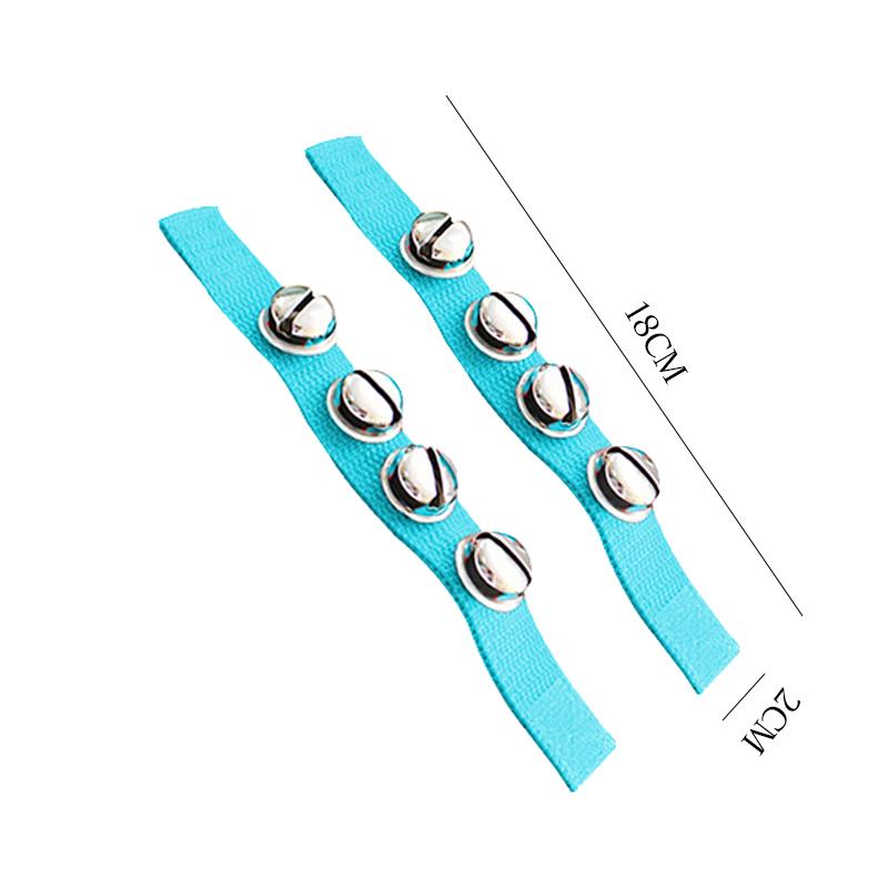 1 Pereche Clopoței de Încheietură Copii Clopoței Agită Zornăitori Jucărie Percuție Jucării Educaționale Purtabile Nu se Deformează Ușor Clopoțel Orff