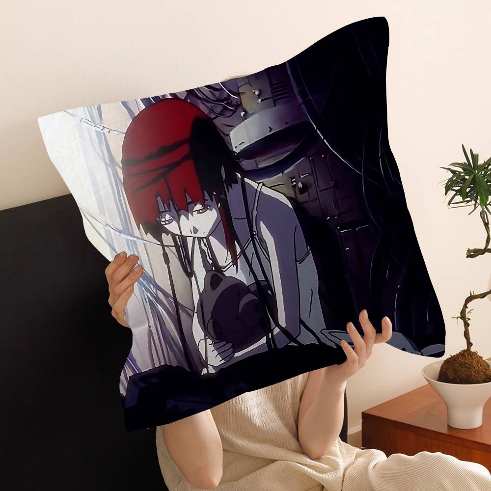 Serial Experiments Lain Anime Personalized Pillow Dust Cover Bedroom Kids Party Decoration Pillowcase Birthday Children Gift