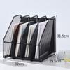 Office Supplies Four Multi-layer Metal Wire Mesh File Rack Desk Organizing Folder Student Data Organizer File Box File Frame
