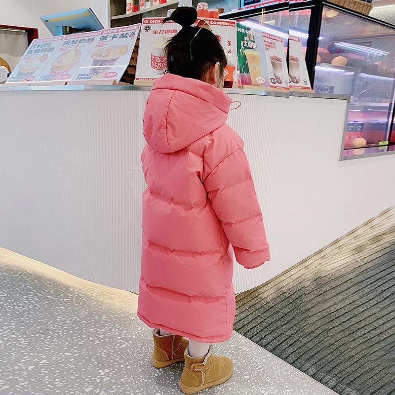Children's Thickened Down Cotton-padded Jacket, Winter Girls' Cotton-padded Jacket, Cotton-padded Coat