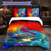 St. Louis Cardinals Pattern Microfiber 3Pcs Bedding Set Decor Duvet Cover Set For Bedroom Home Use