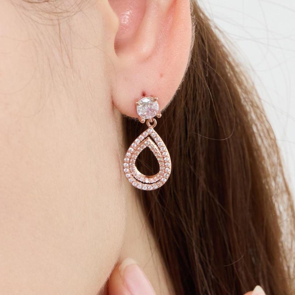 [LsSHOP] 14K Grusha Earrings (Gold Plated)_LJ5179BRE