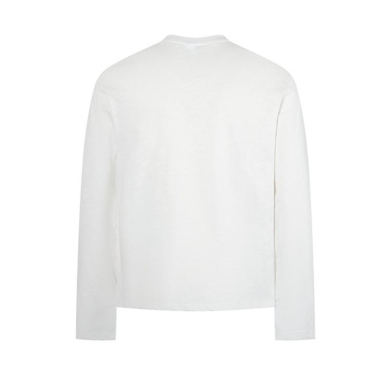 Mens Long Sleeve T Shirt Streetwear Graphic Tee Casual Loose Fit Round Neck Cotton Top