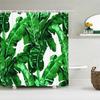 Tropical Leaves Palm Tree Bird Animals Pattern Shower Curtains Bathroom Curtain Waterproof Frabic Bath Bathroom Curtains