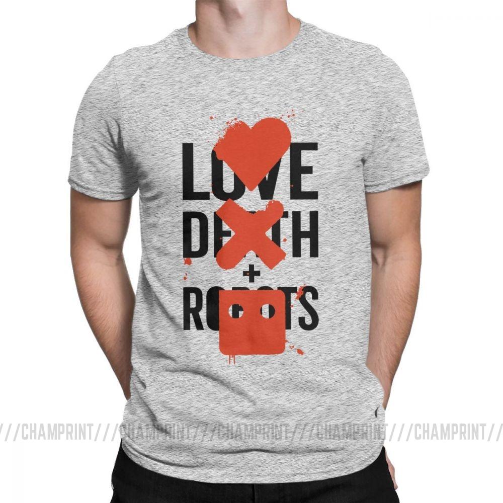 Cooles Love Death And Robots T-Shirt Großes Fan-T-Shirt Heavy Metal Sci-Fi