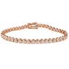3mm copper inlaid zircon bracelet fashion creative round bag tennis hot selling bracelet ins style