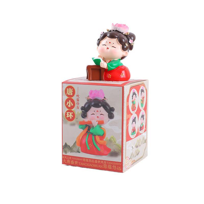 Chinese Desktop Decoration Home Decoration Tang Dynasty Lady Decoration Cute Ornaments
