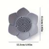3pcs of lotus-shaped soap holders. They are self-draining bathroom soap racks, portable, and can be used in the kitchen