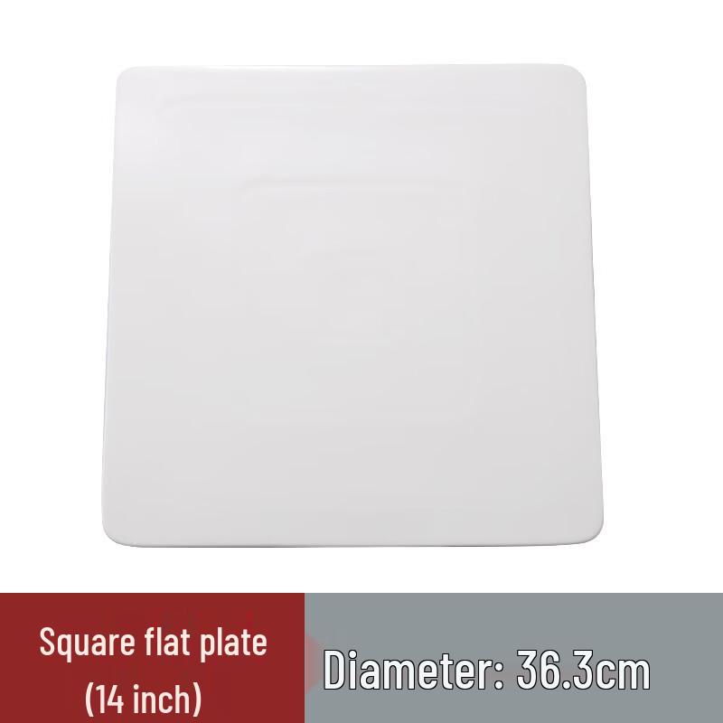 Sweet Elegant Pure White Ceramic Dinner Plate