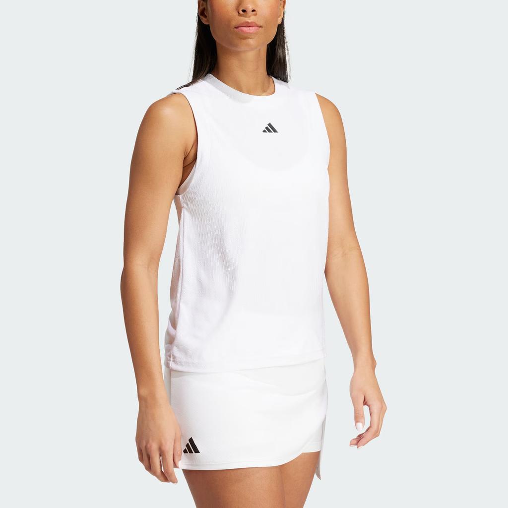 Adidas AirChill Match Tank Top Women Tops White IT4689