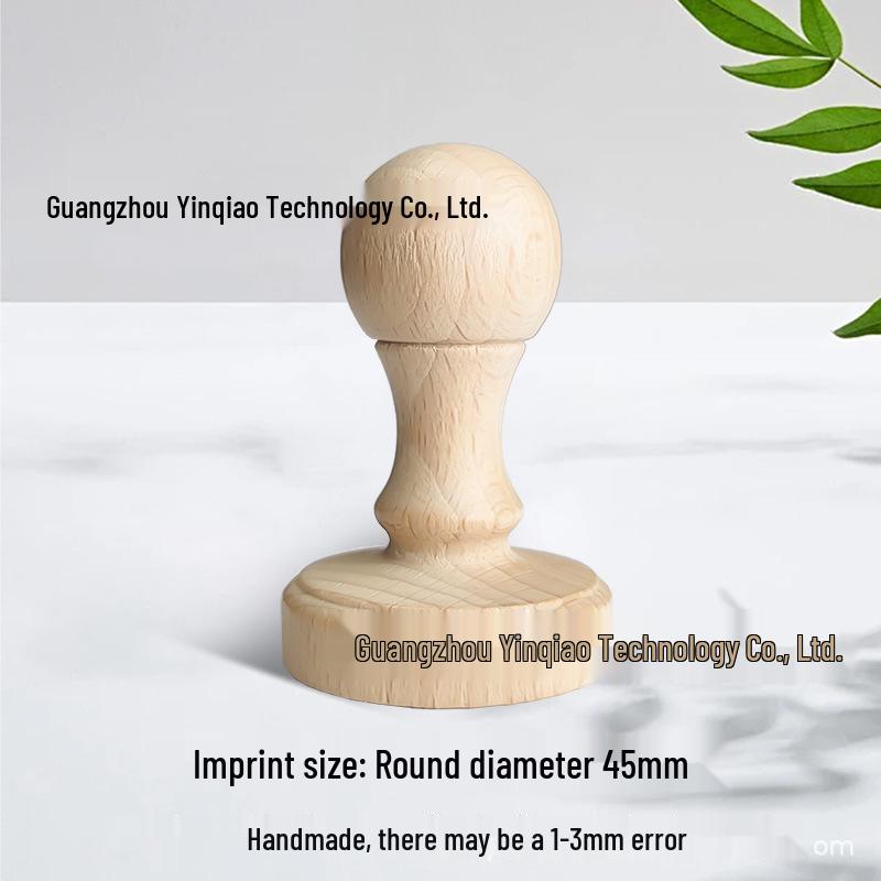 Custom DIY Wooden Rubber Stamp for Engraving and Journal Design