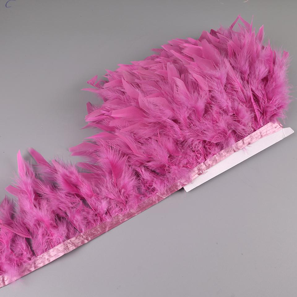 Feather10-15cm Marabou Feathers Trim DIY Wedding Turkey Feather Ribbon Crafts Sewing Clothing Party Plume Handmade Home Decor