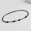 Year of the Rat Red String Anklet: Infinite Money Design, Hand-Woven Couples' Gift